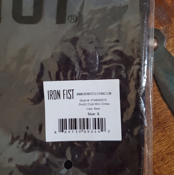 ☠ Iron Fist Skullz Club Mini Dress ☠ - Picture 4 of 16